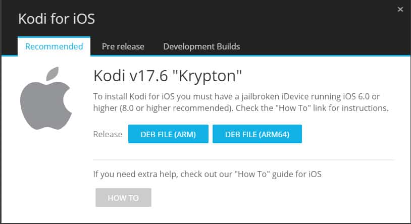 Kodi 17.6 Download For Ios
